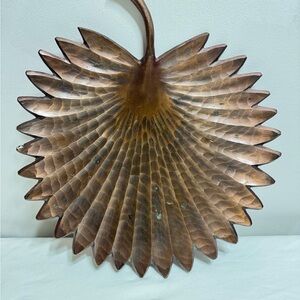 Cooper leaf Decorative Plate vintage